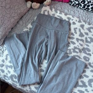 Target yoga flares mid rise heather grey